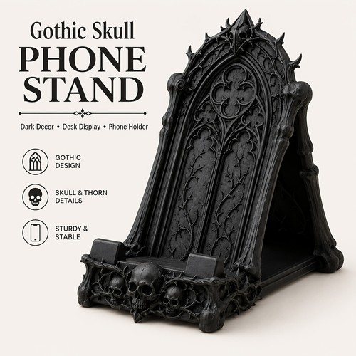 Porta cellulare gotico - 💀,