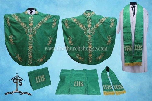 Ihs ricamo gotico green - ihs,