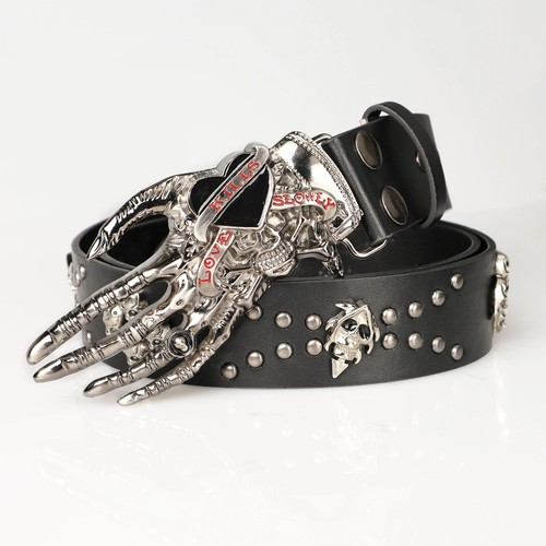 Chrome gothic style y2k - chrome, black