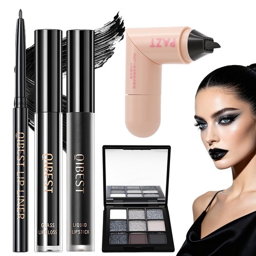 Pezzi set trucco gotico nero - pezzi,