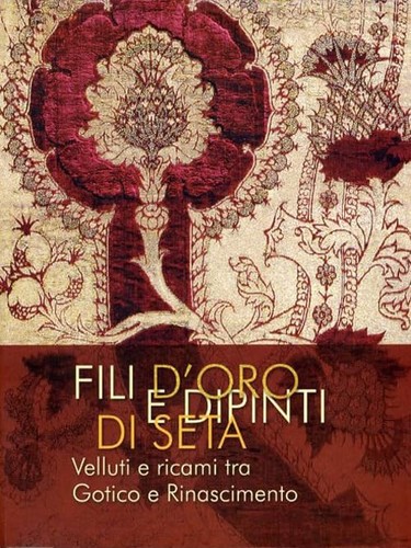 Fili oro dipinti di seta - e,