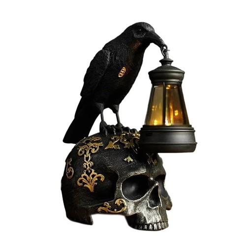 Lampada corvo oscurità gotica