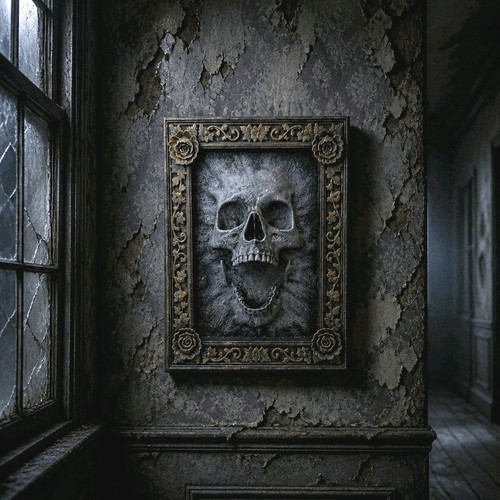 Decorazione parete teschio - da,