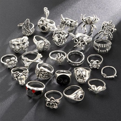 Set pezzi anello scheletro - 24,