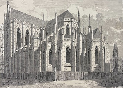 Parigi basilica revival gotico - parigi,