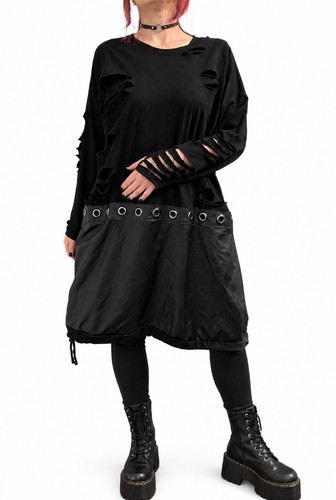 Vestito lux luna - luna, nero