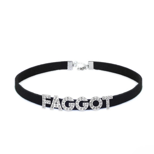 Collana girocollo lettera