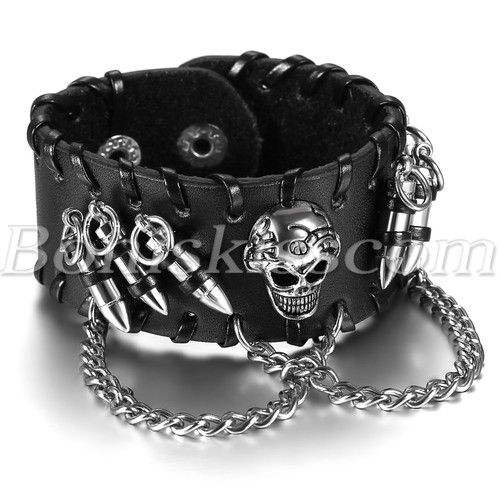 Bracciale uomo gotico punk
