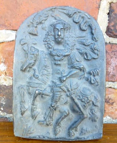 Piatto antico ghisa con - piatto, in